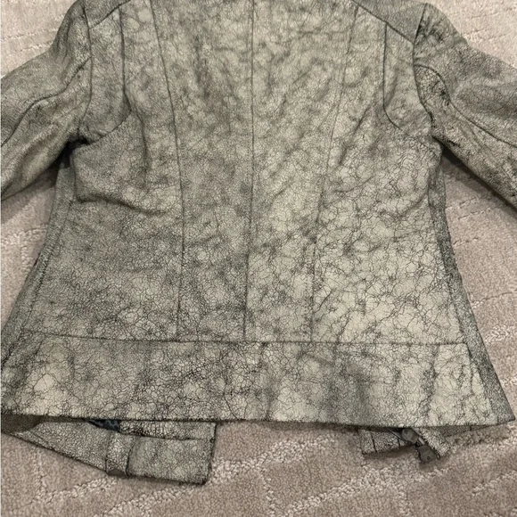 Harley-Davidson‎ Women's Leather Jacket - Distressed Gray - Picture 6 of 12